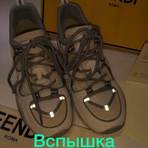 Кроссовки женские Fendi FFluid Beige