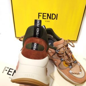 Кроссовки женские Fendi FFluid Beige