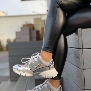 Кроссовки женские Valentino CLIMBERS Silver Grey