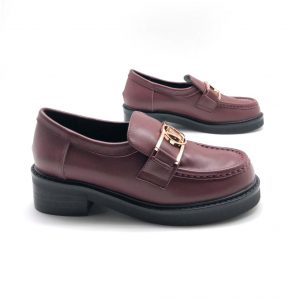 Лоферы женские Louis Vuitton ACADEMY Bordo