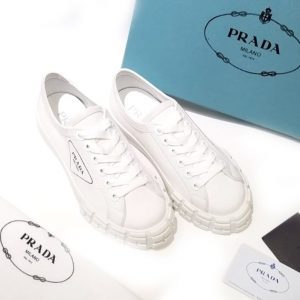 Кеды женские Prada All White