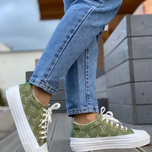 Кеды женские Louis Vuitton STELLAR Green