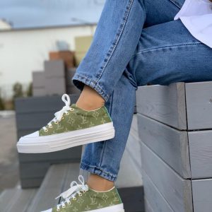 Кеды женские Louis Vuitton STELLAR Green