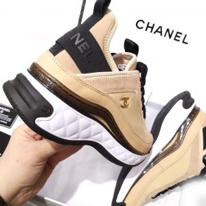 Кроссовки женские Chanel High Beige