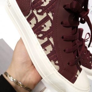 Кеды женские Dior J’Adior Bordo