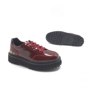 Лоферы женские Louis Vuitton Bordo Patent Leather