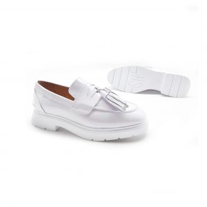 Лоферы женские Stuart Weitzman BENITA White