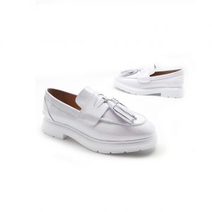 Лоферы женские Stuart Weitzman BENITA White