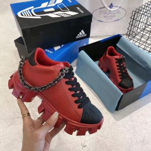 Кроссовки женские Prada Adidas CloudBust Red