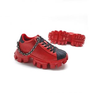 Кроссовки женские Prada Adidas CloudBust Red