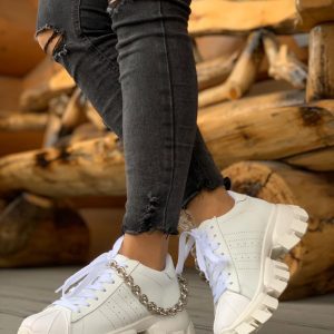 Кроссовки женские Prada Adidas CloudBust White