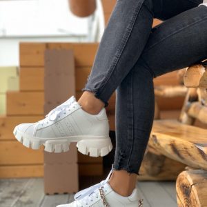 Кроссовки женские Prada Adidas CloudBust White