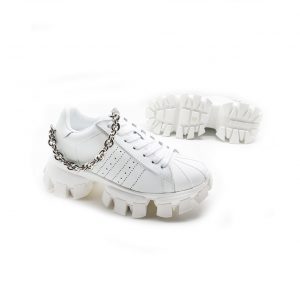 Кроссовки женские Prada Adidas CloudBust White