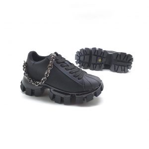 Кроссовки женские Prada Adidas CloudBust Black