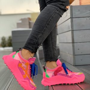 Кроссовки женские OFF-WHITE ODSY-1000 Fuchsia