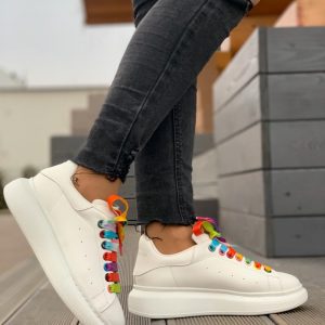 Кроссовки женские Alexander McQueen Rainbow