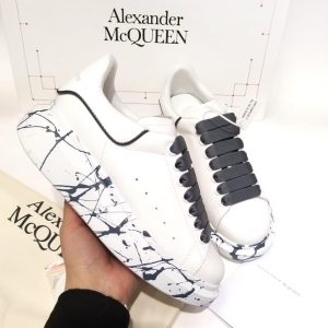 Кроссовки женские Alexander McQueen White Lines