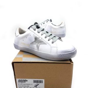 Кроссовки женские Golden Goose Silver Superstar