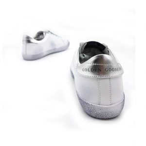 Кроссовки женские Golden Goose Silver Superstar