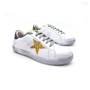 Кроссовки женские Golden Goose Golden Blue Superstar