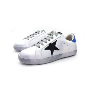 Кроссовки женские Golden Goose Black Blue Superstar