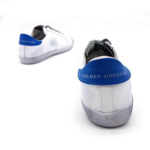 Кроссовки женские Golden Goose Black Blue Superstar