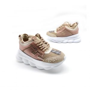 Кроссовки женские Versace Chain Reaction Beige