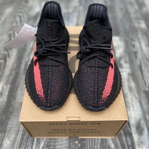 Кроссовки мужские Adidas Yeezy Boost SPLY 350 Black Red