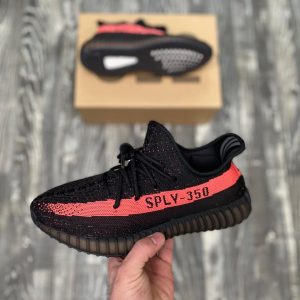 Кроссовки мужские Adidas Yeezy Boost SPLY 350 Black Red