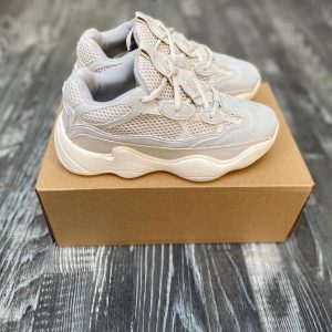 Кроссовки женские Adidas Yeezy Boost 500 Bone White