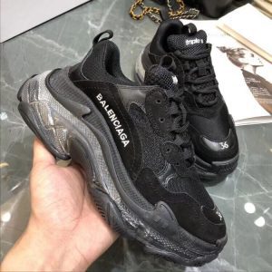 Кроссовки женские Balenciaga Triple S All Black