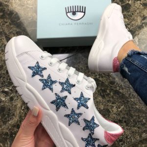 Кеды женские Chiara Ferragni Blue Stars