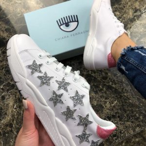 Кеды женские Chiara Ferragni Silver Stars