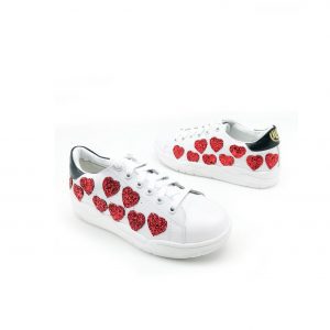 Кеды женские Chiara Ferragni Red Hearts