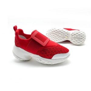 Кроссовки женские Roger Vivier Viv' Run Red