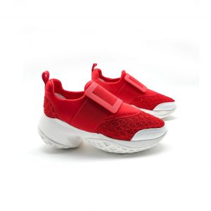 Кроссовки женские Roger Vivier Viv' Run Red