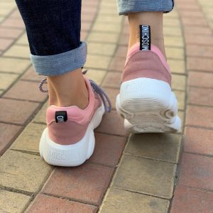 Кроссовки женские Moschino Teddy Shoes Pink