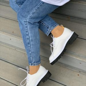 Лоферы женские Proenza Schouler Lug Sole White