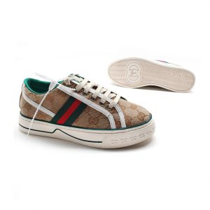 Кеды женские Gucci Tennis 1977 Light Brown