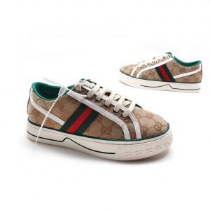 Кеды женские Gucci Tennis 1977 Light Brown