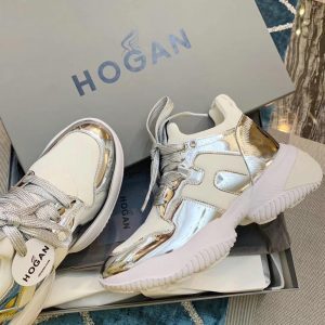 Кроссовки женские HOGAN Interaction Silver White