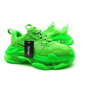 Кроссовки женские Balenciaga Triple S Clear Sole Green