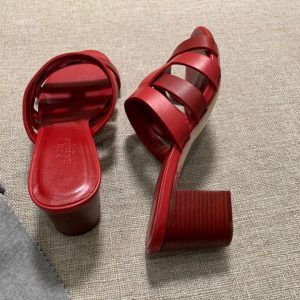 Сандалии женские Hermes Amica Rouge Grenat