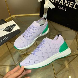 Кроссовки женские Chanel Rhomb Lilac