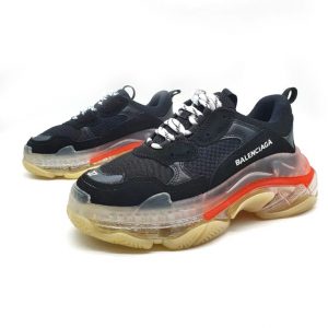 Кроссовки женские Balenciaga Triple S Clear Sole Black