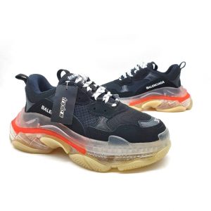 Кроссовки женские Balenciaga Triple S Clear Sole Black