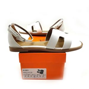 Сандалии женские Hermes Santorini White