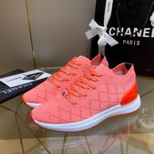 Кроссовки женские Chanel Rhomb Pink