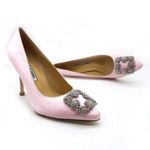 Туфли женские Manolo Blahnik 105 Hangisi Pink