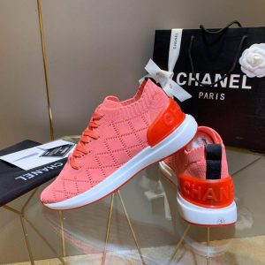 Кроссовки женские Chanel Rhomb Pink